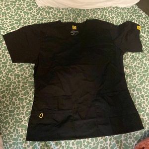 WonderWink Black Scrub Top